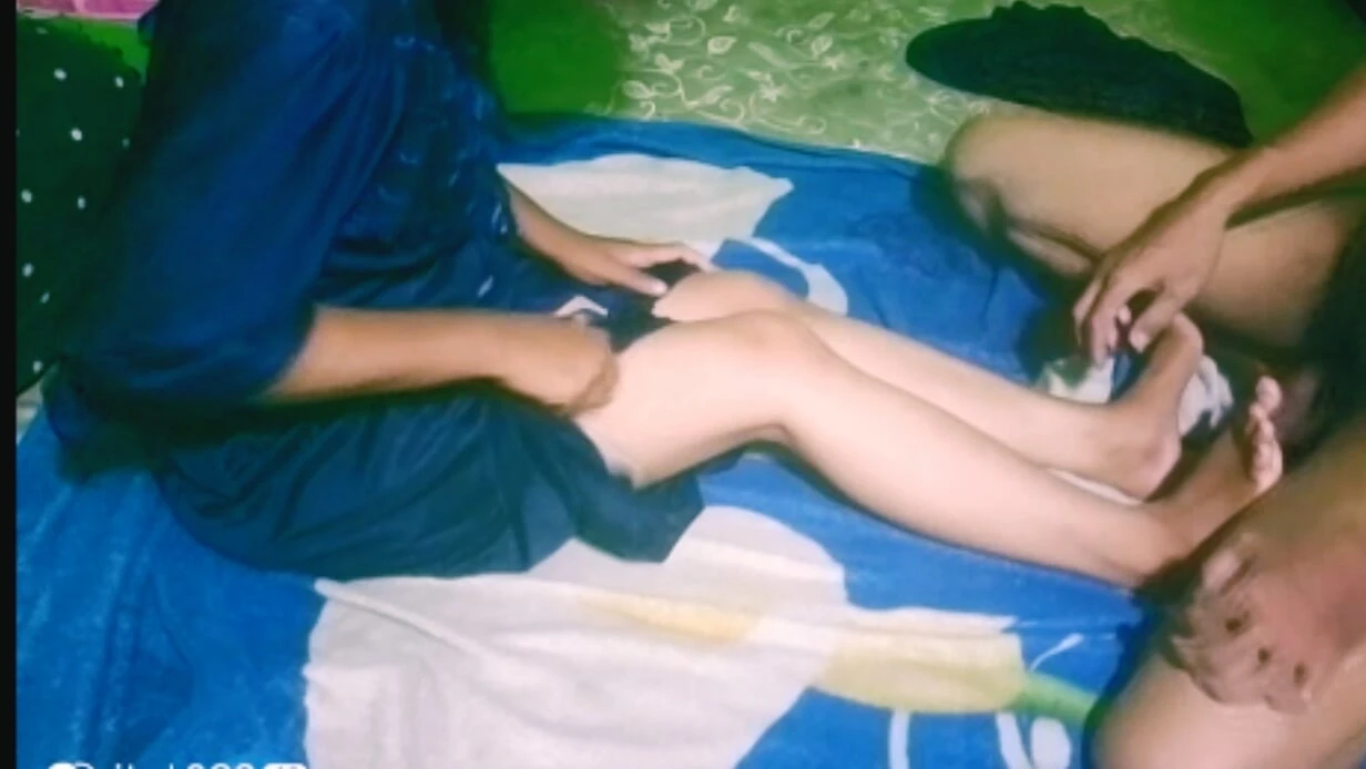 Playing in bed together